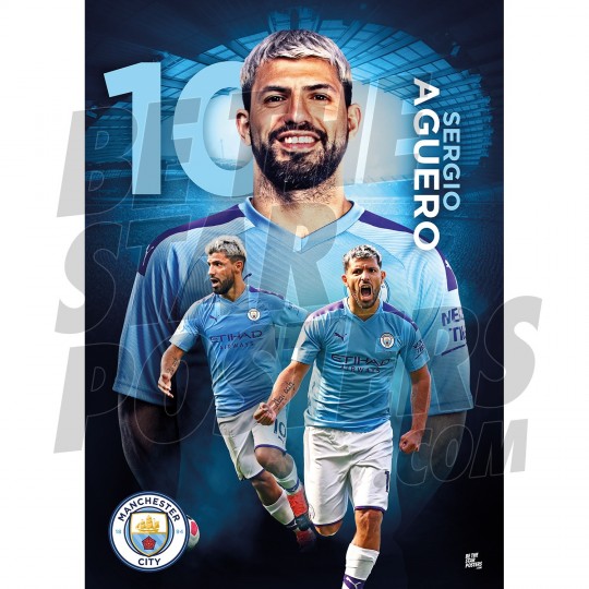 Poster Manchester City FC - Sterling 15/16, Wall Art, Gifts & Merchandise