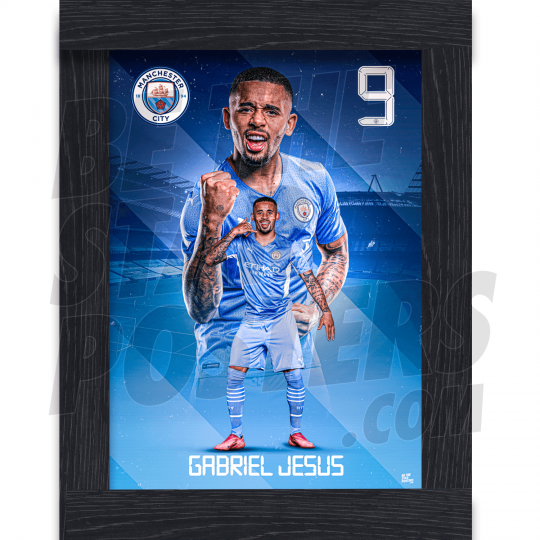 Arsenal Gabriel Jesus A4/A3 Print 