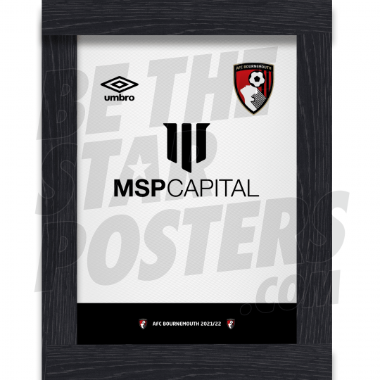 AFC Bournemouth Framed Montage Poster A4 22/23