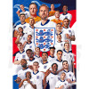 England Squad 24/25 Player Montage Poster