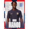 England Mainoo 24/25 Away Headshot Poster