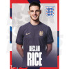 England Rice 24/25 Away Headshot Poster