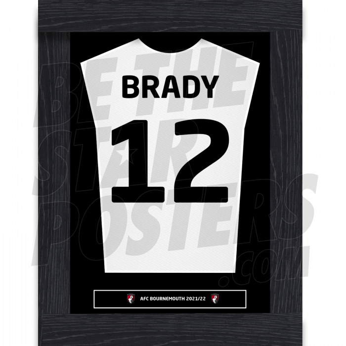 Brady Bournemouth Away Framed Shirt A3 21/22