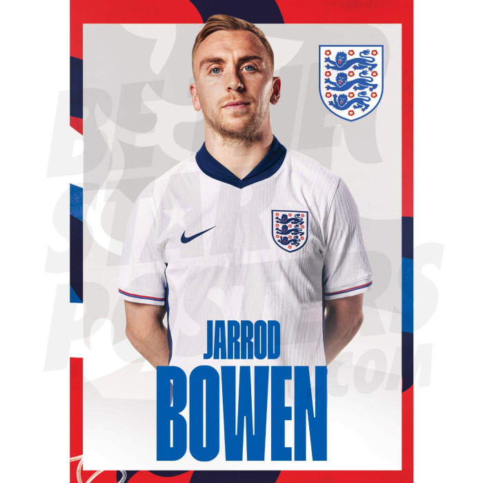 England Bowen 24/25 Home Headshot Poster