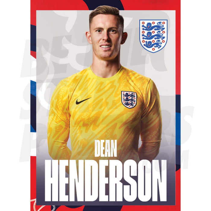 England Henderson 24/25 Away Headshot Poster