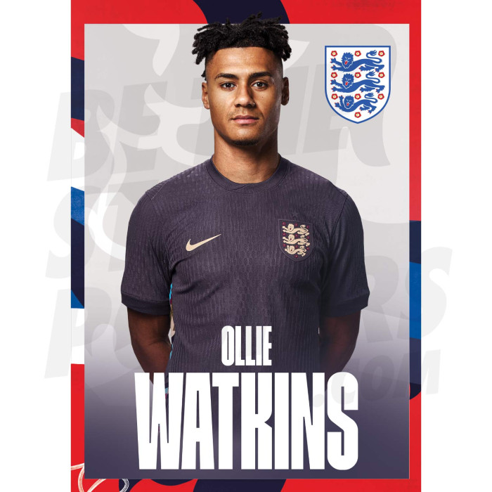 England Watkins 24/25 Away Headshot Poster