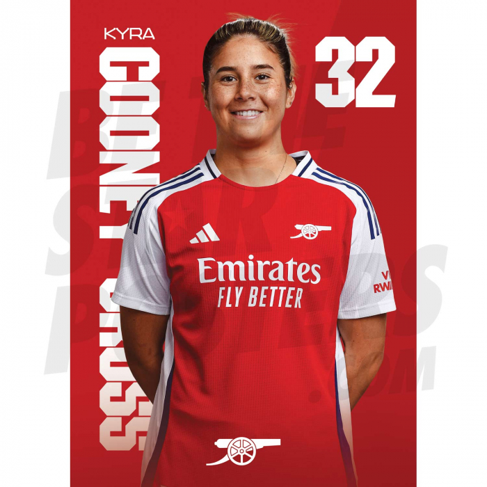 Arsenal FC Cooney-Cross 24/25 Headshot Poster