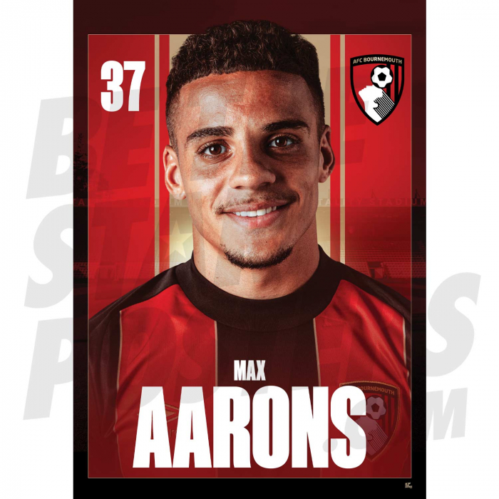 AFC Bournemouth Aarons 24/25 Headshot Poster