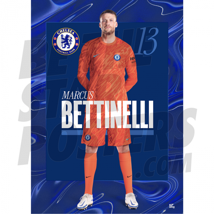 Chelsea FC Bettinelli 24/25 Headshot Poster